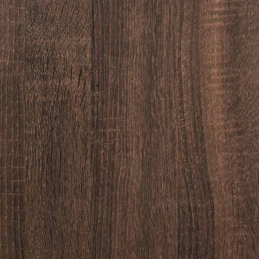Sideboard Braun Eichen-Optik 88x30x70 cm Holzwerkstoff